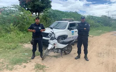 GRAVATÁ: Guarda Civil Municipal (GCM) recupera moto roubada às margens do Rio Ipojuca. Confira: