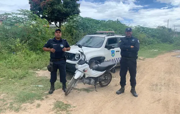 GRAVATÁ: Guarda Civil Municipal (GCM) recupera moto roubada às margens do Rio Ipojuca. Confira: